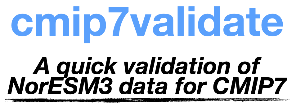 cmip7validate - Home
