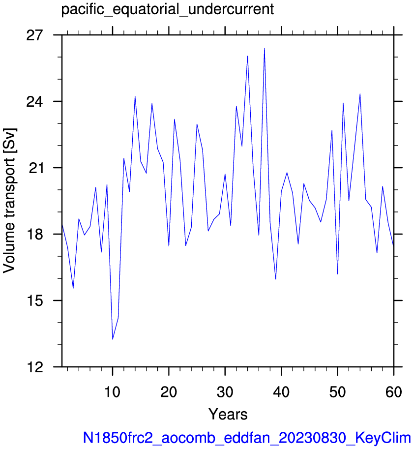 Pacific equatorial undercurrent